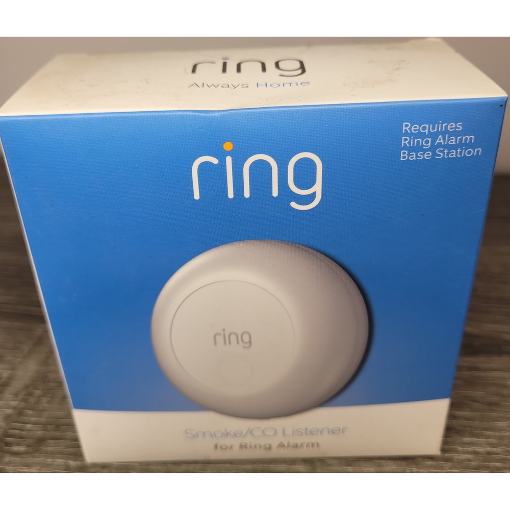 Ring Alarm Smoke and CO Listener White Z-Wave Plus 5AT2S2-0EN0 Smart Home Sensor